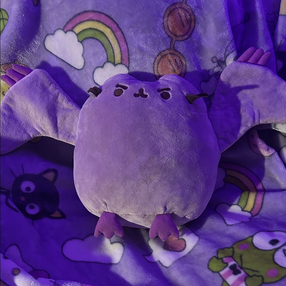 Purple Bat Plush Toy